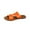 Orange, variant on Women's Dressy Flat Sandals Comfortable Slip On Slide Sandals Summer Shoes