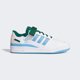 thumbnail image 1 of Adi-das Forum Low Mens Lifestyle Sneakers Cloud White/Blue/Green FY6816 NEW!, 1 of 6