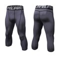 thumbnail image 2 of Men's Track Pants Breathable All Seasons Simple Exercise Tight Stretch Basketball Base Training Compression Pants Pantalons De Sport Homme Grey XXL, 2 of 4