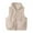 Beige, variant on FDGIU Women's Polar Fleece Vest - Lightweight Zip Up Sleeveless Jacket, Casual Oversized Winter Top