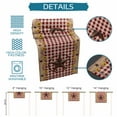 thumbnail image 5 of Table Runner Dresser Scarf 13 x 60 Inch Country Star Sunflower Texas Star Vintage Red Plaid Table Runners Non-Slip Heat Kitchen Dining Table Decor for Indoor Outdoor Home Party Decoration, 5 of 7