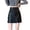 Black, variant on Womens Skirt Pure Colored Short Tight Skirt with Slit Pu Mini Skirts for Women Black L