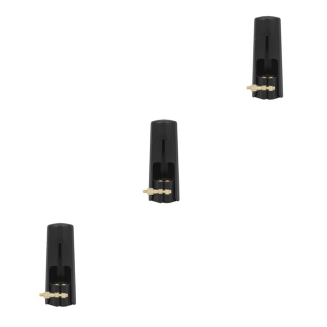 Greeniant Tapa de clarinete de ligadura de cuero profesional sin rebabas junta de Metal equipo de protección buen toque accesorios de música Type1 NO1