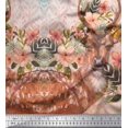 thumbnail image 2 of Soimoi Cotton Voile Fabric Floral & Panel Print Sewing Fabric Yard 42 Inch Wide, 2 of 3