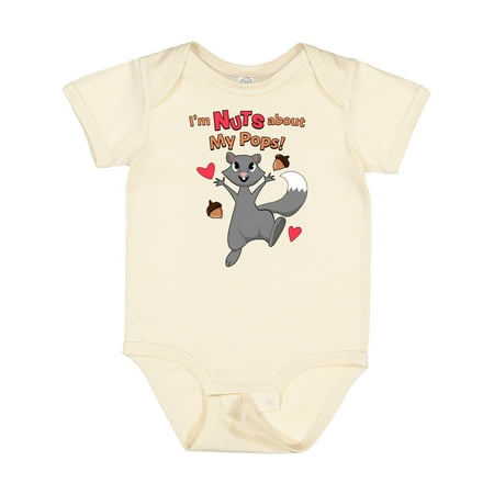 

Inktastic I m Nuts About My Pops Gift Baby Boy or Baby Girl Bodysuit
