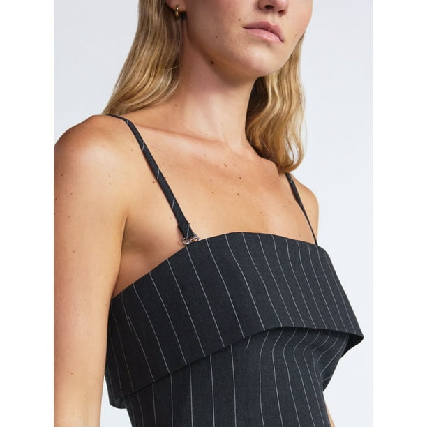 Scoop Women's Fold Over Bandeau Neck Mini Dress, Sizes XS-XXL - Walmart  Business Supplies