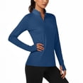 thumbnail image 6 of Wowcloth Women's Long Sleeve Hooded Sporty Top, Round Neck Solid Color, Quick-Dry Sun Protection for Outdoor Activities and Everyday Wear, 6 of 6