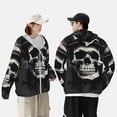 thumbnail image 5 of Fotbe Magician Hat Skull Men's Women's UPF 50+ Sun Protection Jacket Hooded Cooling Shirt with Pockets Hiking Outdoor Performance-X-Large, 5 of 8