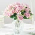 thumbnail image 4 of Mosey Artificial Bouquet Fresh-Looking  Proposal Wedding Bridal Bouquet Decorative Graceful for Garden, 4 of 7