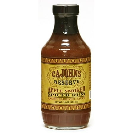 CaJohns Spiced Rum Ancho BBQ Sauce (16 ounce)
