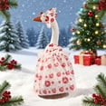 thumbnail image 6 of Tuscom 23in Christmas Goose Costume for Porch, Large White Holiday Goose Decoration with Windproof Cotton Fabric, Reusable Festive Outfit, 6 of 8