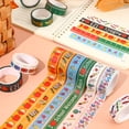 thumbnail image 4 of Regla de autobús escolar Washi Tape Whaline Back to School, 12 rollos, 4 of 7