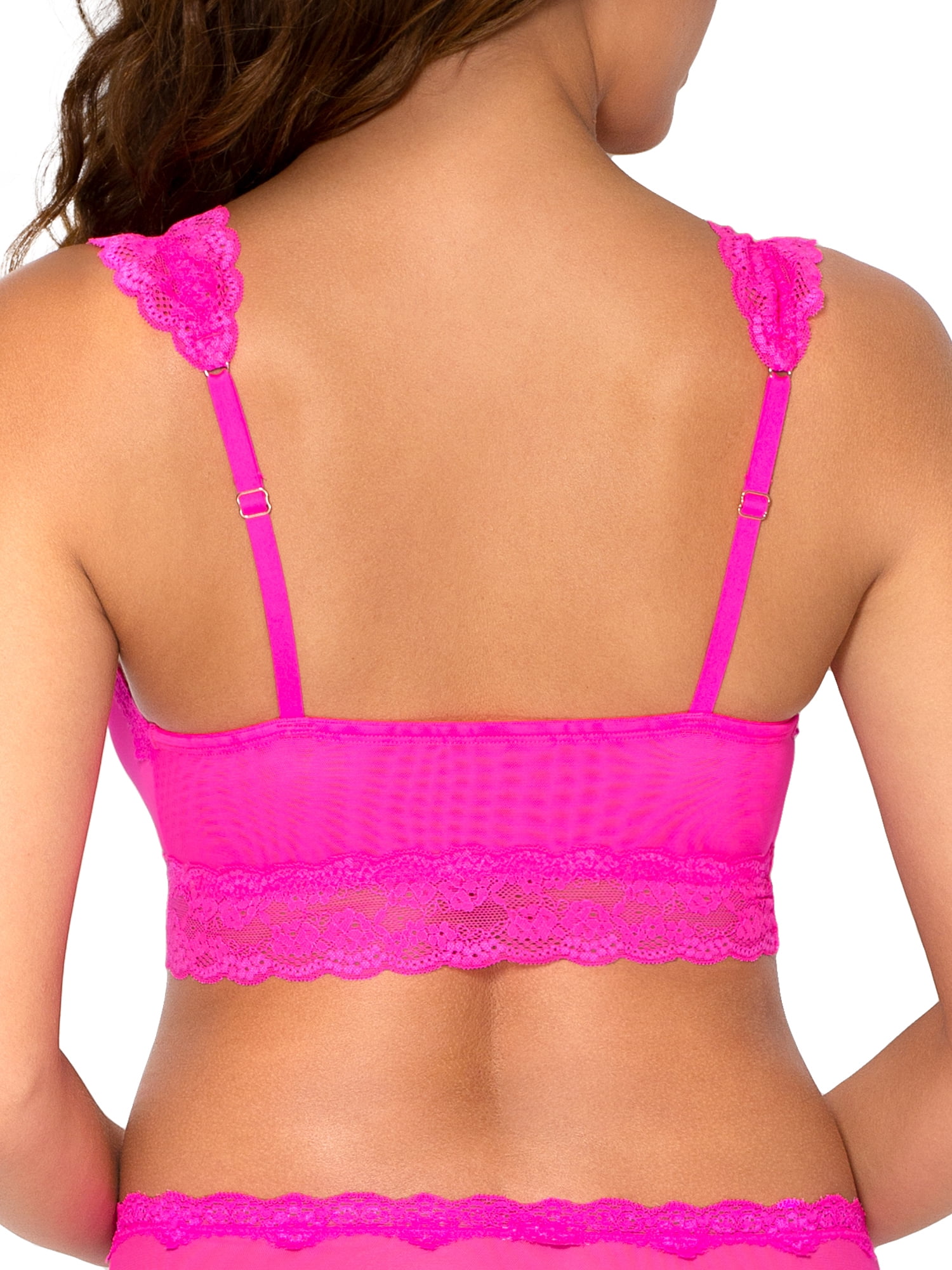 Mesh & Lace Trim Bralette
