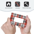 thumbnail image 6 of ZICANCN Outlet Covers Wall Plate, Red Black Modren Stripe Plaid Light Switch Cover Decorative, Duplex Toggle Combo 1-Gang, 6 of 9