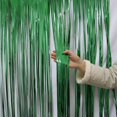 thumbnail image 4 of Cortina de fiesta de 100x200cm, cortina adhesiva de flecos de aluminio de Color uniforme brillante para fiesta, 4 of 5