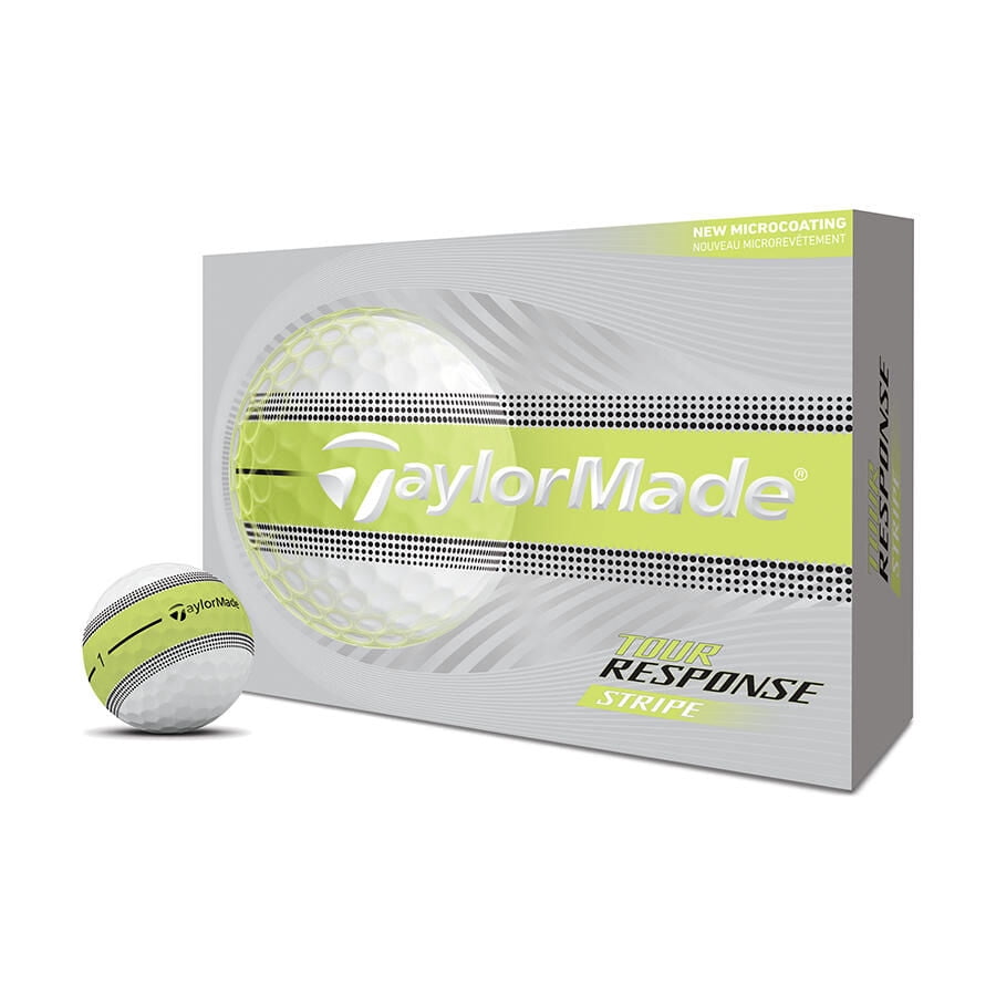 ④TaylaMade TOUR RESPONSEイエロー2 + STRIPE1 2 pack) TaylorMade Tour Response Stripe Golf Balls 12pk, Yellow