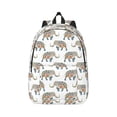 thumbnail image 2 of Rocae Indian Elephant for Durable Canvas Backpack Leisure Large Bag Travel Rucksack Multi-function Backpack Medium, 2 of 8