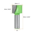 thumbnail image 2 of Uxcell Bottom Cleaning Router Bit 1/2" Shank 1" x 25/32" Cut Carbide Tipped Mortising Bit, 2 of 7