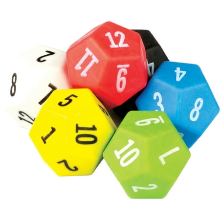 UPC: 0088231908067 | Teacher Created Resources 12 Sided Dice (6 Count)