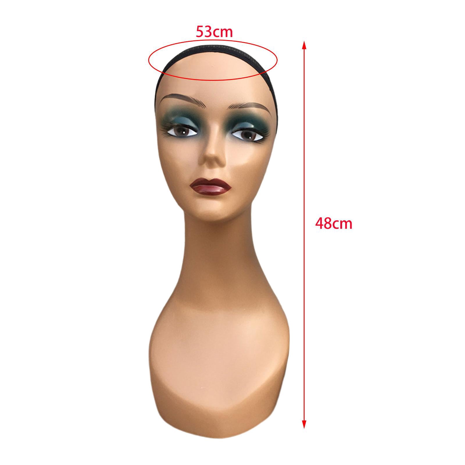 Female Head Mannequin Manikin for Glasses s Displaying Making Styling Dark Green