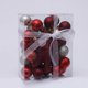 thumbnail image 2 of Bola de Navidad al por mayor de fábrica fijada para decoración de árbol de Navidad/chucherías de color rojo, 2 of 3