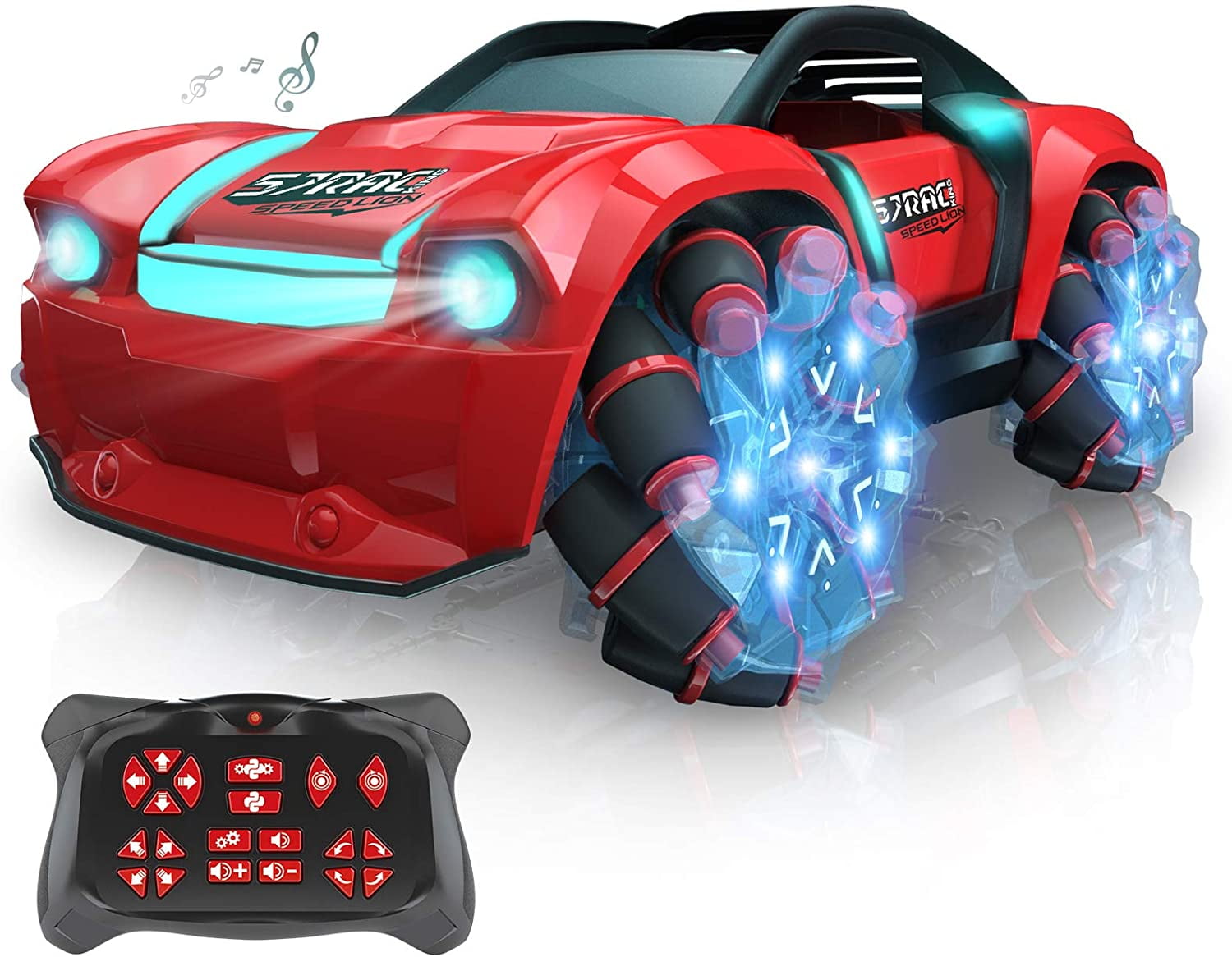 Fcoreey RC Cars, 360° Rotation Stunt Remote Control Car,116 Scale Cool