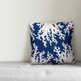 thumbnail image 2 of Creative Products White Coral on Cobalt Blue 18x18 Spun Poly Pillow, 2 of 2