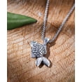 thumbnail image 2 of Bali Sterling Silver 25mm Fish Necklace, 18”, with Spring Clasp, Women’s, Unisex, 2 of 2