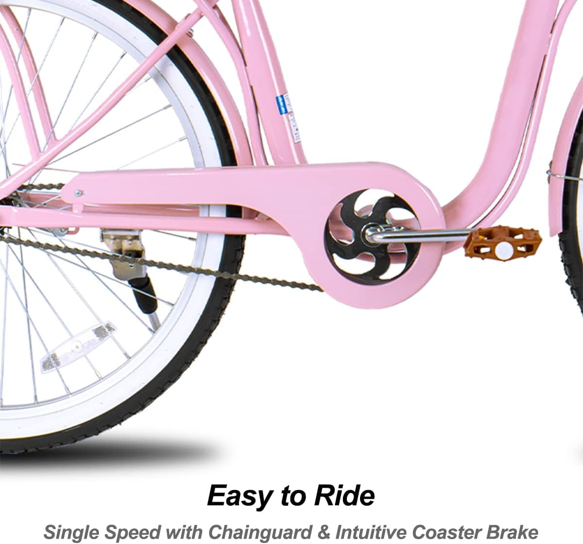 Beach Cruiser Bike Pink Bike Spokes 26