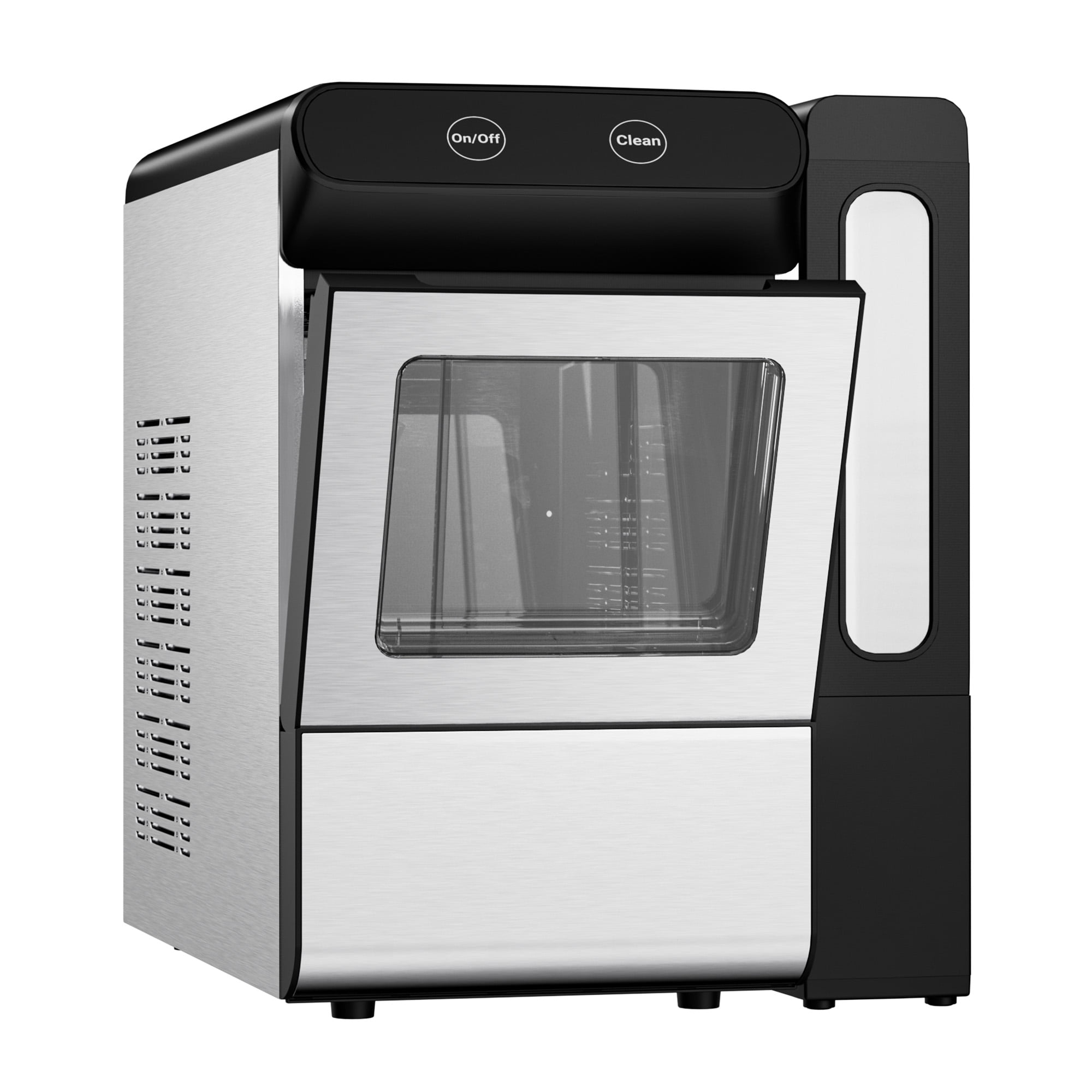 EUHOMY Nugget Ice Maker Countertop 26lbs/Day, 4.3L Water Tank, Portable Chewable Ice Machine for Home, Office & Bar