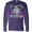 Purple, variant on Inktastic Fort Myers Florida Cute Swimming Manatee Long Sleeve T-Shirt