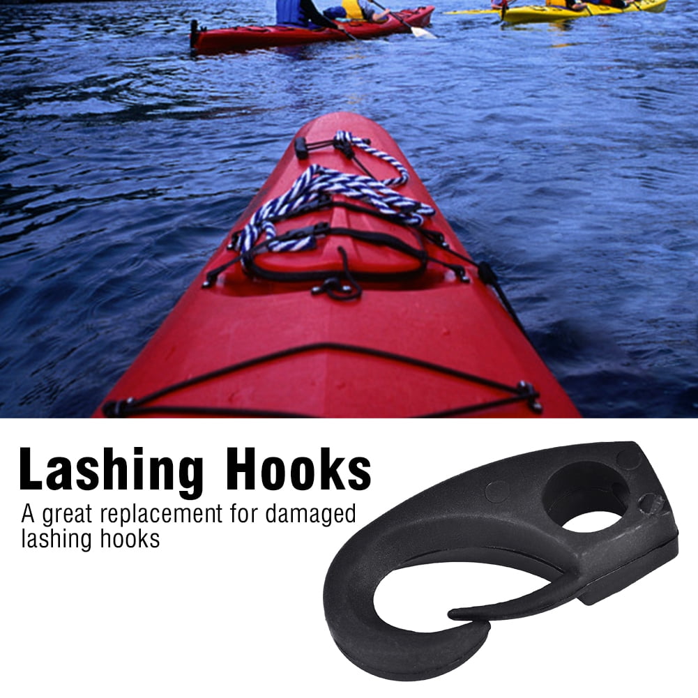 YLSHRF Boat Lashing Hook,6 Pcs Nylon Lashing Shock Hook for Boat Canoe