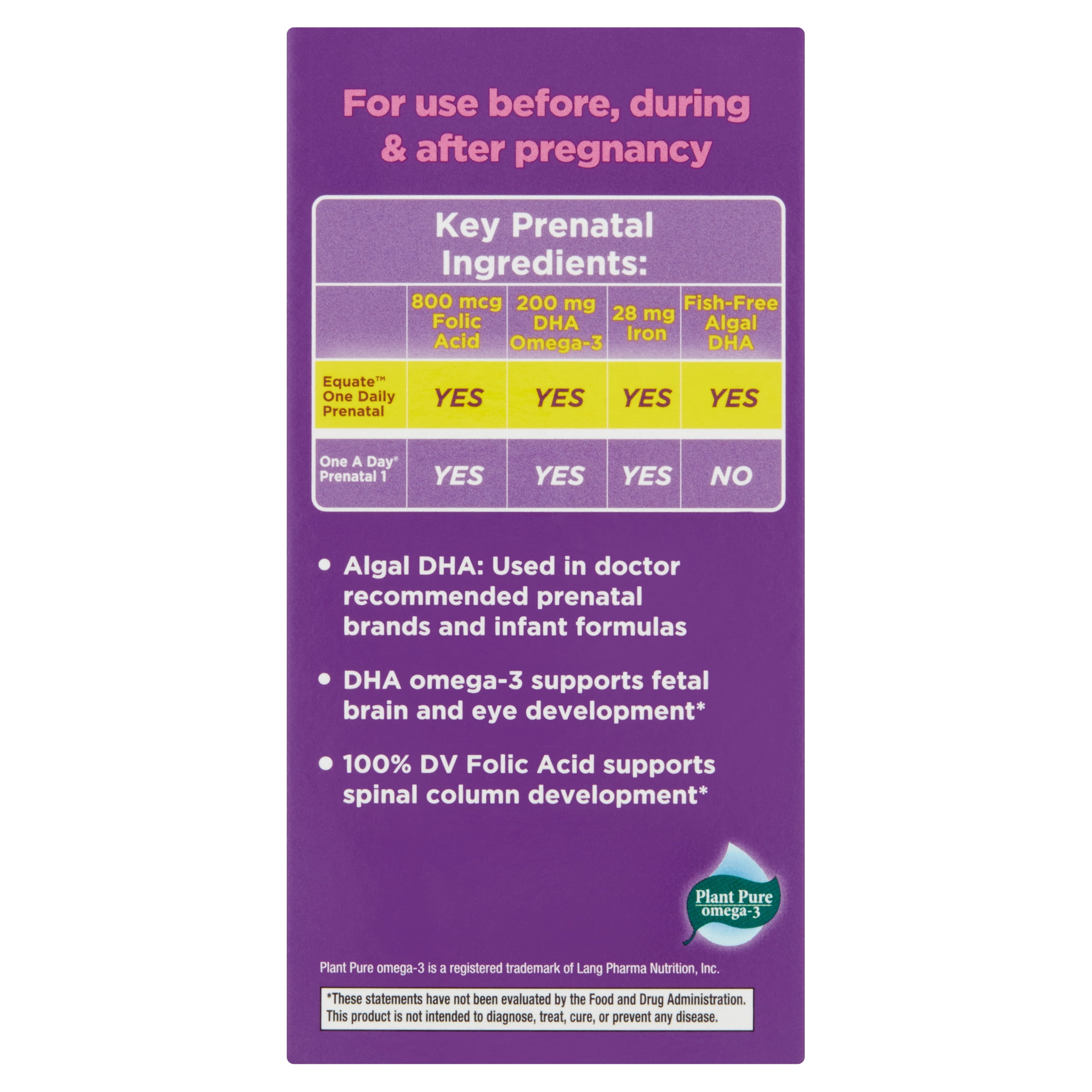 Equate Prenatal Vitamins Nutrition Facts Besto Blog