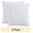 White, variant on (1 pack) Mainstays 22" x 22" Arctic White Chenille Flange Decorative Pillow