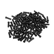 Bike Cable End Caps, Black Cable End Crimps, Bike Brake Cable End Tips for Road Mountain Bicycle, Pack of 50