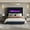 Black, variant on Merluxy Modern 60.4" H King Size Bed Frame with Fireplace and Tall Headboard, Cream Wingback Platform