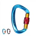 thumbnail image 5 of 25kn Oval Locking Carabiner Constructed For Rock Climbing Mountaineering Standard, 5 of 5