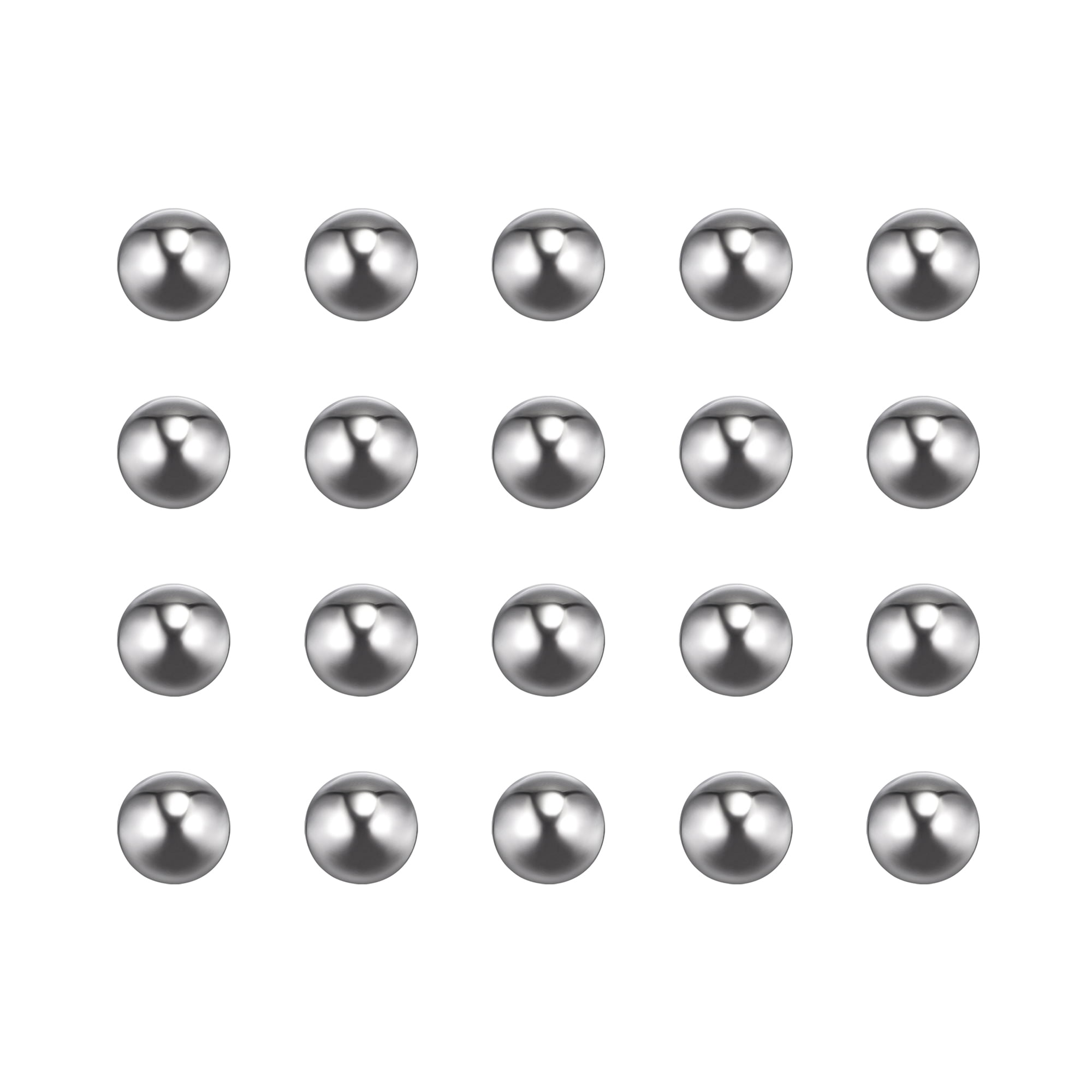 uxcell 600pcs 5mm 201 Stainless Steel Bearing Balls G200 Precision 