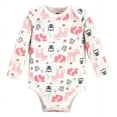 thumbnail image 4 of Hudson Baby Cotton Long-Sleeve Bodysuits, 3-Pack, Newborn- 24 Months, 4 of 5