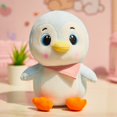 thumbnail image 1 of Cute / Soft/ Cartoon/ Big Eye Animal Plush Toy/ Penguin with Scarf/ Dinosaur/ Chicken Doll/ Children's Birthday Giftpenguin25cm Deng Xun unisex, 1 of 2