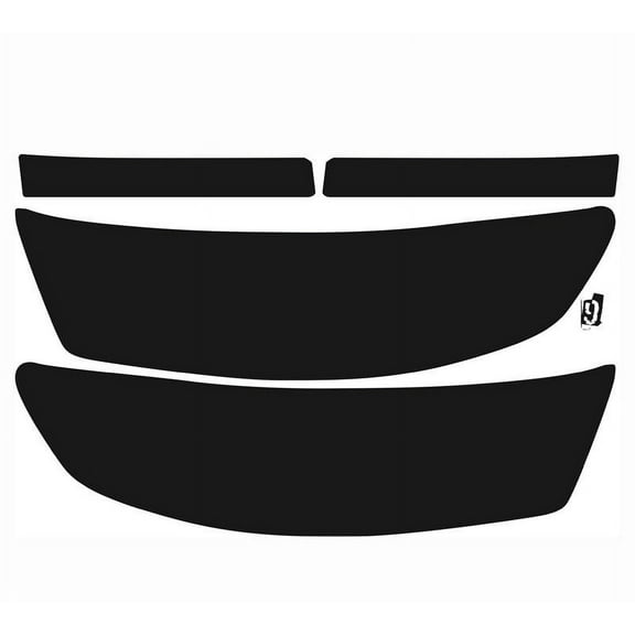 Ford Explorer Pre-Cut Vinyl Overlay Tint Headlight Covers Plus (2020 2021 2022) DARK