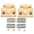 thumbnail image 1 of 2Pcs DIY Bag Lock Buckles Metal Bag Closure Locks Catch Decorative, 1 of 8