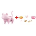 thumbnail image 1 of Magnetite Cat Capsule Toy Animal Raccoon Puppet Car Ornaments Eat Fish Tiger Pattern Figure Movable Model Toys, 1 of 5
