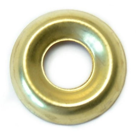 

#14 x 21/64 x 25/32 Brass Finish Washers (80 pcs.)