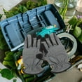 thumbnail image 4 of CRAFTHROU 1Par Guantes De Trabajo Para Jardinería En Gris Anti Corte Con Antideslizante Cómodo, 4 of 6