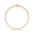 thumbnail image 2 of ANGARA Natural Prong Set Diamond Split Shank Promise Ring in 14K Rose Gold for Women (Size-2mm| Color-H| Clarity-SI2) | April Birthstone, Anniversary, Jewelry Gift for Women | Natural Diamond Ring, 2 of 12