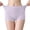 Light Purple, variant on Women's Seniors Plus Size Ribbed Panties Comfy Soft Seamless Full Coverage Boxer Brief High Waist Tummy Control Briefs Grey XL