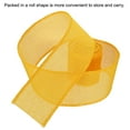 thumbnail image 3 of Unique Bargains Rouleau de Jute Filé 2,36 Pouces de Large 3,28 Verges Décoration Jaune, 3 of 6