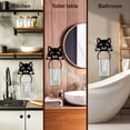 thumbnail image 3 of Cute Cat Metal Towel Ring Cute Animal Towel Holder Peeping Cat Bath Towel Ring for Wall Black Art Towel Rack Wall Mounted for Bathroom Kitchen Towel Hanger Home Decors Gift, 3 of 5