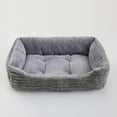 thumbnail image 2 of Dog Cat pet Plush kennel Medium small dog sofa mattress Pet Calming dog bed house pet Supplies accessories  Dog supplies ShopWise Round, 2 of 19